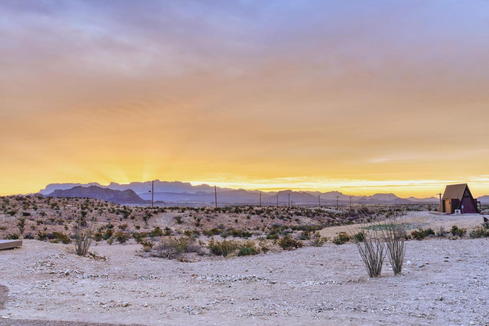 Vila Stardust Big Bend Luxury A-Frame#5 Great Views Terlingua Exteriér fotografie